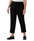 Rafaella Womens Plus Size Stretch Ankle Pants LRBFD097R1 Black 16W