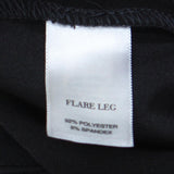 White House Black Market Womens Flare Leg Side Zip Dress Pants Black 6 Short