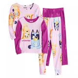 Licensed Character Girls Bluey Long Sleeve Pajama Top QF071GLLKL Pink 6