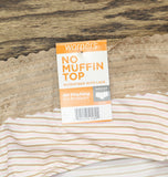 Warner's No Problems Comfort Waist Panty Toasted Almond Stripe Brown 3XL