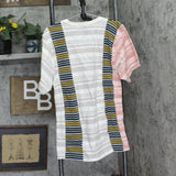 Dickies Womens Remanufactured Baggy Utility Pocket Tee Gray Multi 3 XL