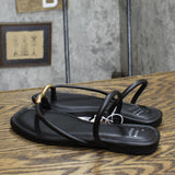 A New Day Womens Hanna Toe Ring Thong Sandals with Memory Foam Insole Black 6M