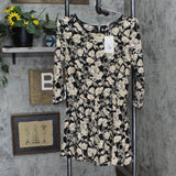 Lila Clothing Co. Womens Woven Babydoll Long Sleeve Romper R10744