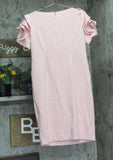 Pietro Brunelli Milano Ruffled Sleeve Ponte Maternity Dress 006-25905 Pink L