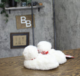 Wondershop Toddler Boys Girls Holiday Polar Bear Character Slippers White 5T-6T