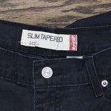 Levi's Womens Vintage Y2K 512 Slim Fit Tapered Leg Jeans Black Wash 14M