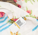 City Studios Juniors Belted Floral-Print Fit & Flare Dress White Multi 7