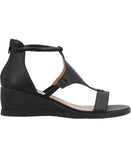 Journee Collection Womens Trayle Wedge Sandals TRAYLE Black 9.5M