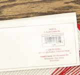 Avanti Santa Bath Rug, Seat Cover & Contour Mat Set Red Green Multi 3-Piece