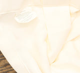 ZUZIFY A-Line Blackout Curtain Tab Top Ivory Off White 50x84