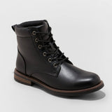 Goodfellow & Co Mens Jeffrey Combat Boots 88097729 Black 7