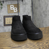 Wild Fable Womens Missy Platform Booties with Memory Foam Insole Black 11M