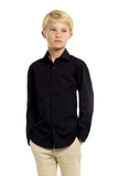 Opposuits Teen Boys Button Up Dress Shirt OSST-1008 Black Knight 10