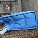 Coachtopia Womens Quilted Loop Tote Bag CQ057 Surf Blue