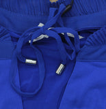 Calvin Klein Solid Ruffled-Collar Tie-Neck Top Klein Blue 3X
