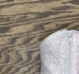 On 34th Womens Aatira Tulip Booties 10019682200 Silver Glitter Gray 6M