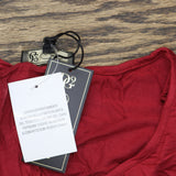 DG2 by Diane Gilman Womens Pleat-Front Dolman Top Shirt 677912 Red L