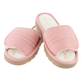 Isotoner Womens Active Recycled Adjustable Slide Slippers 8840 Clay Pink XL