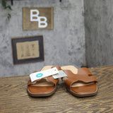 A New Day H-Band Slide Sandals 94805682 Cognac Brown 8M