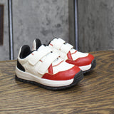 Kenneth Cole Reaction Toddler Karson Dante Court Shoes Sneakers Red Multi 5T