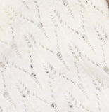Universal Thread Knit Ribbed Hem Crochet Sweater Vest Cream Off White M