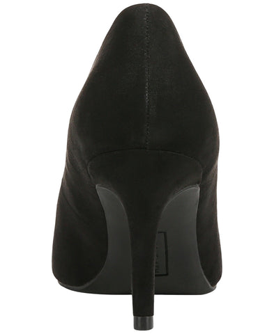 On 34th Womens Jeules Pointed-Toe Slip-On Pumps 10019803700 Black Microsuede 11M