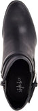 Style & Co. Goring Buckle Accent Cushioned Laleen Round Toe Block Heel Black 7M
