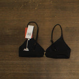 Andie Ring Detail Bonita Bikini Top AT332 Black S