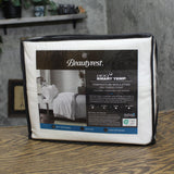 Beautyrest 1000 TC Cotton Blend Sheet Set 4-Piece BR20-1880 White Queen