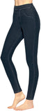 Hue Women's Mid-Rise Stretch Slim Fit Pull On Denim Leggings US00726