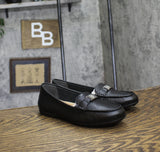 Giani Bernini Womens Dailyn Leather Moccasin Loafers DAILYN Black 7M