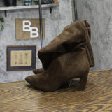 A New Day Womens Raye Tall Dress Boots 88375198 Dark Brown 6M
