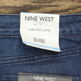 Nine West Womens Ladies Chrystie Denim Capri Jeans 49010021
