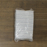 CHF Semi-Sheer Cargo Stripe Grommet Window Curtain Panels Blue 50" x 84"