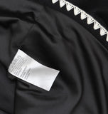 Beautiful By Lawrence Zarian Double Knit Lined Belted Coat Black Multi XS