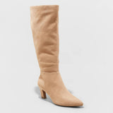 A New Day Women's Raye Tall Dress Boots 88375212 Taupe Brown 6M