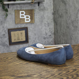 Journee Collection Comfort Round-Toe Dress Flats KAVN Blue 10W