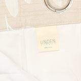 Linden Street Top Light-Filtering Single Curtain Panel Silver Beige Brown 50x84