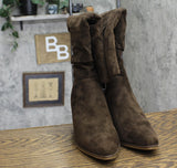 Universal Thread Womens Faux Suede Junie Tall Boots 90975015 Brown 11M