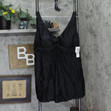 Raisins Curve Trendy Plus Size Lucia Twist-Front Swimdress One Piece Black 24W