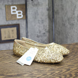 A New Day Sammie Sequin Ballet Flats with Memory Foam 94685486 Gold Yellow 7.5M