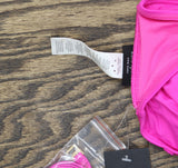 Kate Spade New York Womens Bandeau Bralette Swim Bikini Top Radiant Pink M