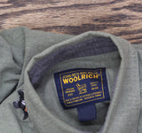 Woolrich Mens Vintage Long Sleeve Cotton Button Up Shirt Green M