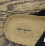 Goodfellow & Co Mens Saul Suede Two Band Sandals Cork 94809739 Black 11