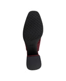 Aerosoles Elastic Slingback Block Heel Pump Deep Aubergine Suede Purple 10M