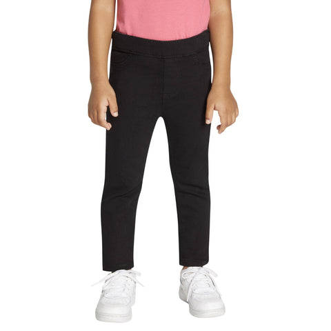 Levi's Girls Toddler Skinny Fit Pull On Jeggings 210238F Black 2T