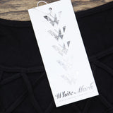 White Mark Womens Plus Size Crisscross Cutout Short Sleeve Top PS1313