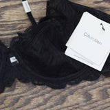 Calvin Klein Womens Unlined Full Coverage Bra QF8120 Black 36B