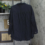 Cotton On Cotton Swing Beach Shirt Cover-Up Womens Swim Washed Black S