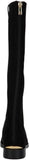 Kenneth Cole Wind Stretch Fashion Riding Boots with Stretch Back Black 7.5M